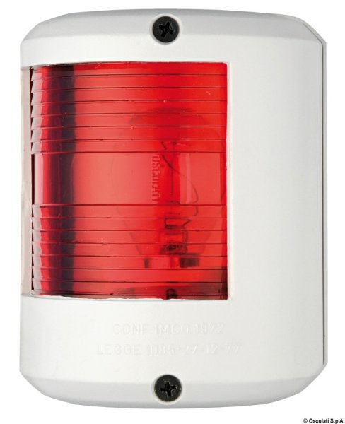 Fanale U78 rosso/bianco 12 V - 11.427.01